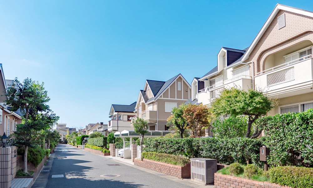 きれいな住宅街